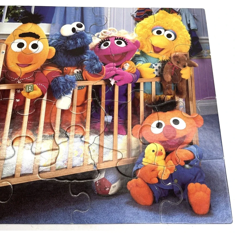 Vintage Sesame Street Babies 20 piece puzzle Milton Bradley MB 1992